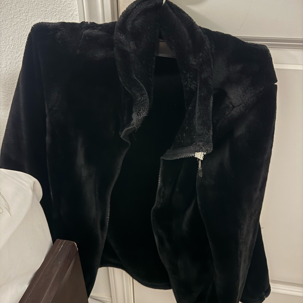 Women's Black Faux Fur Jacket